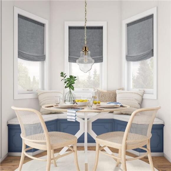 Annie 9.13" Wide Pendant with Glass Shade in Brass/Seeded - Picture 2 of 7